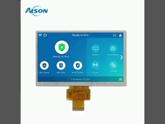 7 дюймовый промышленный TFT LCD модуль 40 пин LVDS дисплейный модуль 500cd/m2