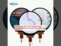 720x720 Кругообразный TFT LCD дисплей высокого разрешения Круглый TFT экран 4 дюйма с интерфейсом MIPI