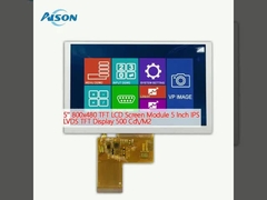 5' 800x480 TFT LCD Модуль экрана 5 дюймов IPS LVDS TFT Дисплей 500 Cd/M2