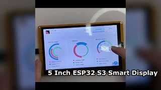 5-дюймовый сенсорный экран макетной платы ESP32 S3