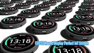 1,28-дюймовый круглый модуль дисплея ESP32-C3