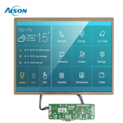 12.1 дюймовый LVDS TFT дисплей 1024x768 Разрешение 650cd/M2 Промышленный TFT дисплей