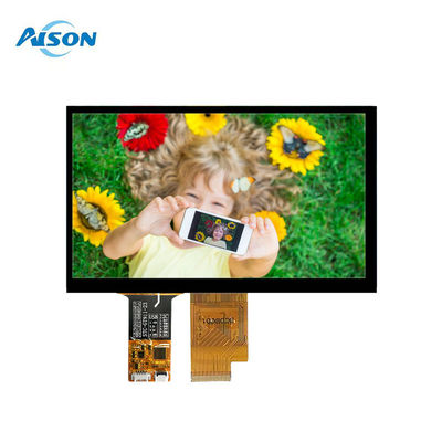 7 дюймовый 1024x600 LVDS IPS TFT LCD дисплей USB I2C интерфейс Капацитивная сенсорная панель