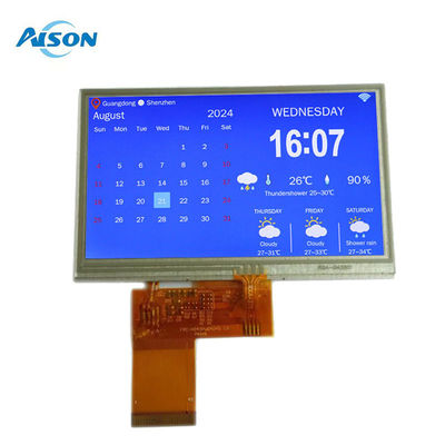 4.3 дюймовый TFT резистивный сенсорный экран 350 cd/m2 Цветный TFT экран 480X272 с RGB интерфейсом