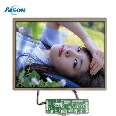 12.1 дюймовый LVDS TFT дисплей 1024x768 Разрешение 650cd/M2 Промышленный TFT дисплей