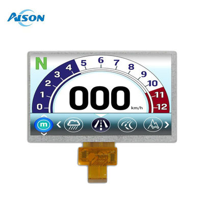 -40 до 95 градусов 7-дюймовый индивидуальный LCD дисплейный модуль 40pin LVDS интерфейс 500cd/m2