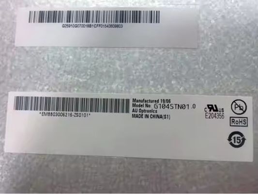 10.4 дюйма AUO 800X600 LVDS TFT LCD дисплей 400cd/m2 для промышленности