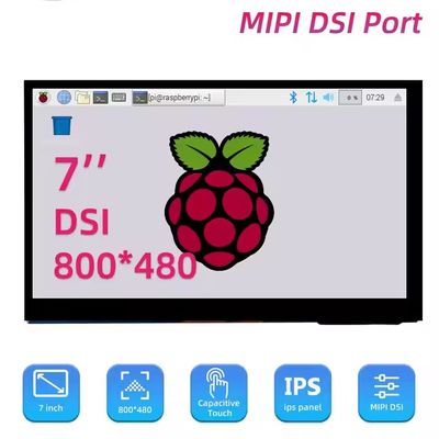 5-дюймовый 800x480 MIPI DSI ЖК-дисплей с сенсорным экраном для Raspberry Pi 3 4B