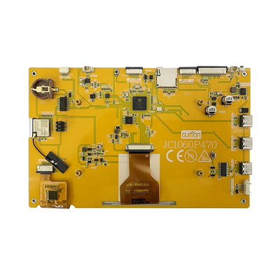 7-дюймовая плата разработки ESP32 P4 с ЖК-дисплеем и на борту ESP32-C6 с емкостным сенсорным устройством