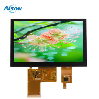 5 дюймов 800x480 IPS Капацитивный сенсорный TFT дисплей 350 cd/m2
